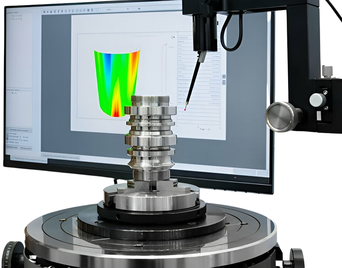 VeriGage software showing measurement visualization